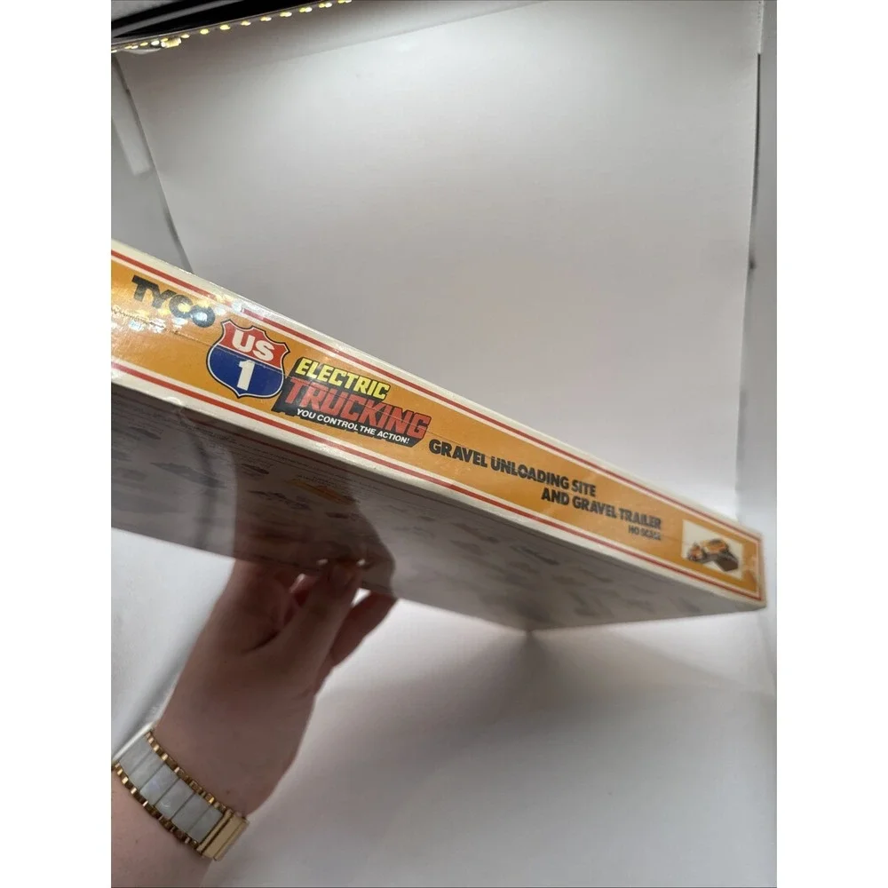 1982 TYCO US-1 TRUCKING HO Slot Car Truck GRAVEL SITE +Trailer #3452 SEALED